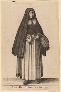 Köln szobalánya alkotó: Wenceslaus Hollar