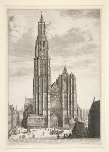 Antwerpeni székesegyház alkotó: Wenceslaus Hollar