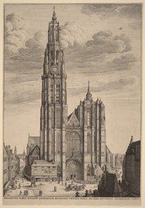 Az antwerpeni katedrális alkotó: Wenceslaus Hollar