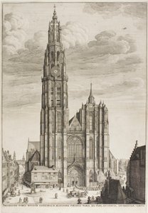 Antwerpeni katedrális alkotó: Wenceslaus Hollar