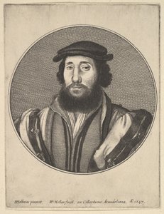 Szakállas férfi, 1647. alkotó: Wenceslaus Hollar