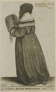 Brabanti nemesasszony alkotó: Wenceslaus Hollar