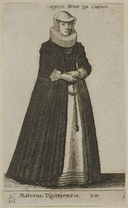 Zürichi polgár felesége alkotó: Wenceslaus Hollar
