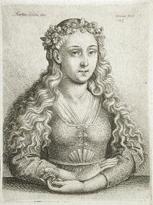 Női mellszobor alkotó: Wenceslaus Hollar