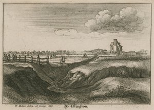 Islington mellett, a New River Head alkotó: Wenceslaus Hollar
