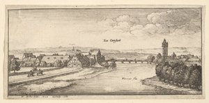 Cannstadt, 1665. alkotó: Wenceslaus Hollar