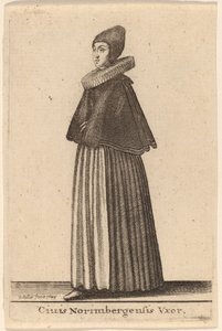 Egy nürnbergi polgár felesége alkotó: Wenceslaus Hollar