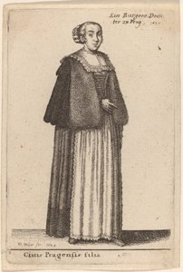 Egy prágai polgár lánya alkotó: Wenceslaus Hollar
