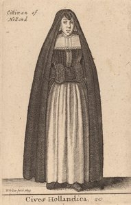 Holland polgárok, 1643 alkotó: Wenceslaus Hollar