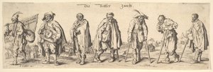 A Koldusok Céhe A hét koldus, 1630. alkotó: Wenceslaus Hollar