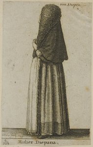 Dieppe nő alkotó: Wenceslaus Hollar