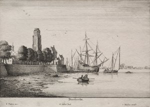 Dordrecht. alkotó: Wenceslaus Hollar