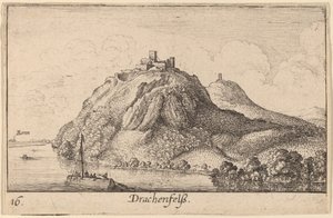 Drachenfels alkotó: Wenceslaus Hollar