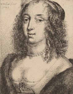 Lennox hercegné, 1645. alkotó: Wenceslaus Hollar