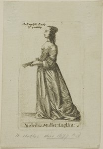 Angol nemesasszony alkotó: Wenceslaus Hollar