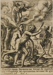 Kiűzetés a Paradicsomból alkotó: Wenceslaus Hollar