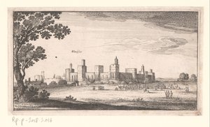 Kilátás a windsori kastélyra Tájak és városképek (sorozat címe) Amoenissimi Aliquot Locorum in Diversis Province Iacetium Prospectus (sorozat címe) alkotó: Wenceslaus Hollar