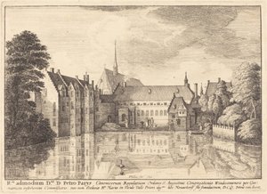 Groenendael apátság alkotó: Wenceslaus Hollar