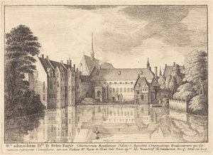 A groenendaeli apátság alkotó: Wenceslaus Hollar