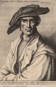Hans von Zurch, Goldsmith, 1647. alkotó: Wenceslaus Hollar