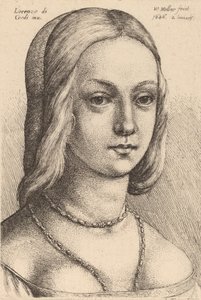 A Wo Looking Right vezetője. alkotó: Wenceslaus Hollar