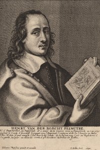 Henry van der Borcht, festő, 1648. alkotó: Wenceslaus Hollar