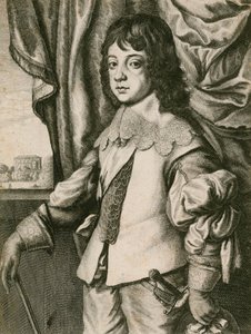 Károly király fiúként alkotó: Wenceslaus Hollar