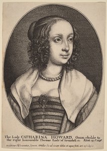 Lady Catherine Howard alkotó: Wenceslaus Hollar