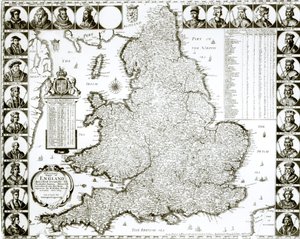 Anglia és Wales térképe, 1644