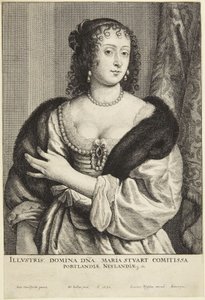 Stuart Mária alkotó: Wenceslaus Hollar