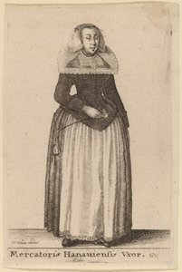 Egy hanaui kereskedő felesége alkotó: Wenceslaus Hollar