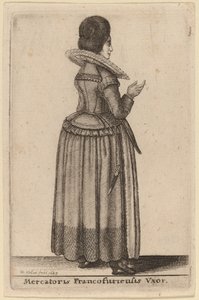 A frankfurti kereskedő felesége alkotó: Wenceslaus Hollar