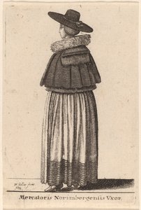 Egy nürnbergi kereskedő felesége alkotó: Wenceslaus Hollar