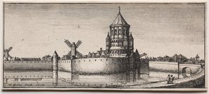 Árkos városkapu, 1676. alkotó: Wenceslaus Hollar