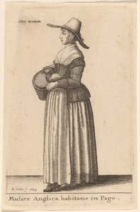 Egy faluban élő angol nő alkotó: Wenceslaus Hollar