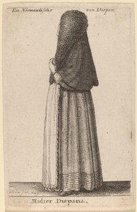 Diepana felesége alkotó: Wenceslaus Hollar
