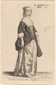 Nagylelkű angol nő alkotó: Wenceslaus Hollar