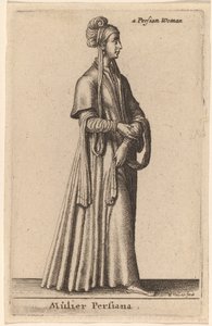 Perzsa nő alkotó: Wenceslaus Hollar