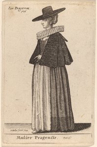 A prágai nő alkotó: Wenceslaus Hollar