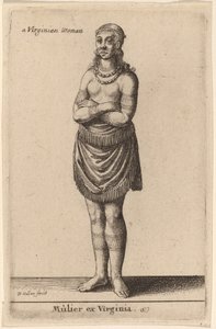 Egy nő Virginiából alkotó: Wenceslaus Hollar