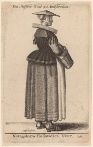 A holland navigátor felesége alkotó: Wenceslaus Hollar