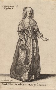 Híres anglikán nő. alkotó: Wenceslaus Hollar