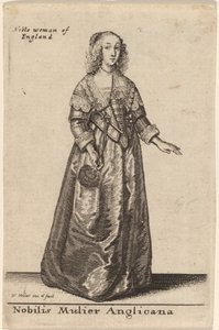 Nemes angol nő alkotó: Wenceslaus Hollar