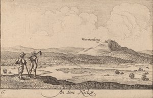 A Neckaron, 1635. alkotó: Wenceslaus Hollar