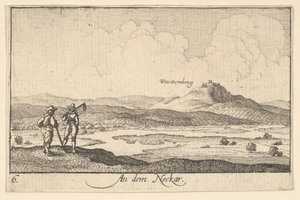 A Neckaron, 1635. alkotó: Wenceslaus Hollar