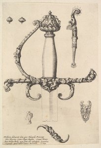 Díszkardmarkolat, 1642.