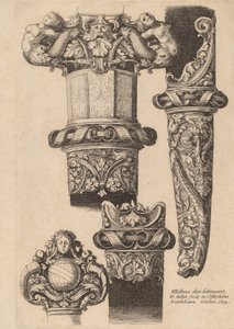 Dísz tőrhöz és hüvelyhez, 1644. alkotó: Wenceslaus Hollar