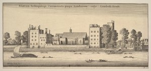 Canterbury érseki palotája London közelében, Lambeth House Lambeth House: P..., 1647 alkotó: Wenceslaus Hollar