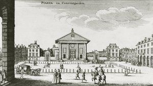 Piazza Covent Gardenben, 1640 alkotó: Wenceslaus Hollar