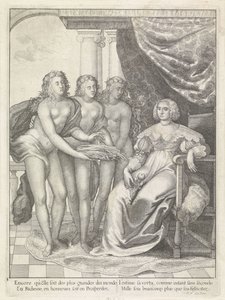 Amalia van Solms portréja alkotó: Wenceslaus Hollar